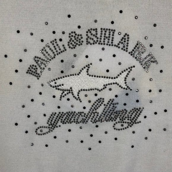Rare Paul & Shark Yachting Bedazzled Sweater NWT - Picture 2 of 8